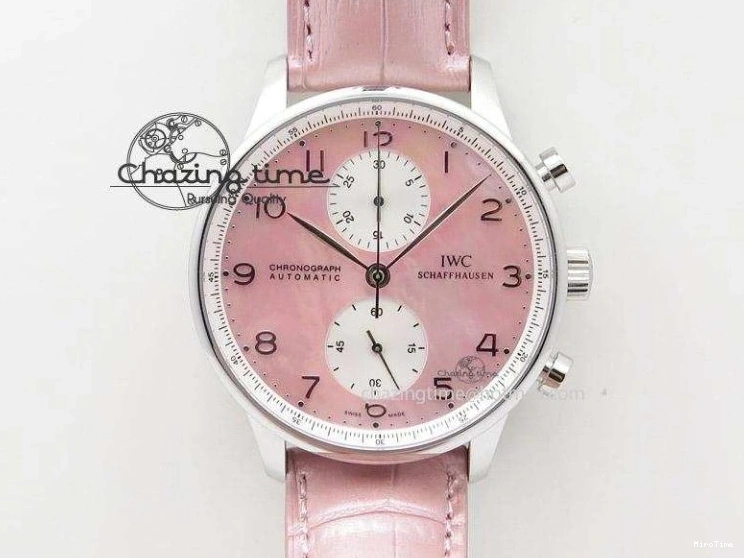 MIROTIME 0208 SportInspired Portuguese Real PR Real Annual Calendar IW503501 YLF 1:1 Best Edition White Dial On Leather Strap A 7241